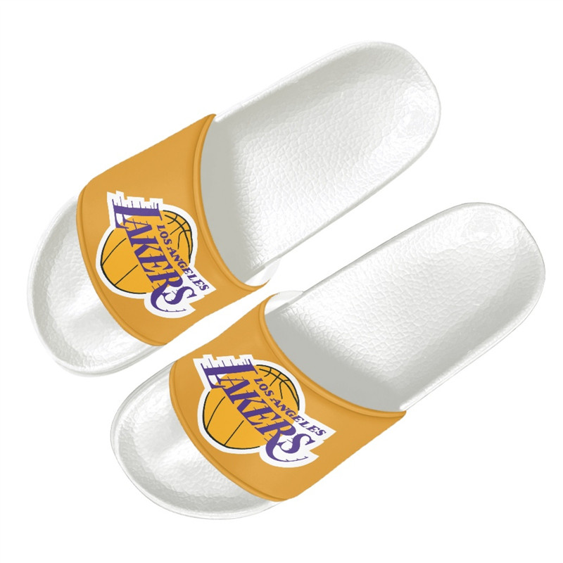 Men's Los Angeles Lakers Flip Flops 002